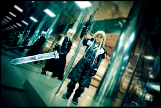 Illustration for article titled On Your Knees, I Want You To Beg for this Sephiroth Cosplay